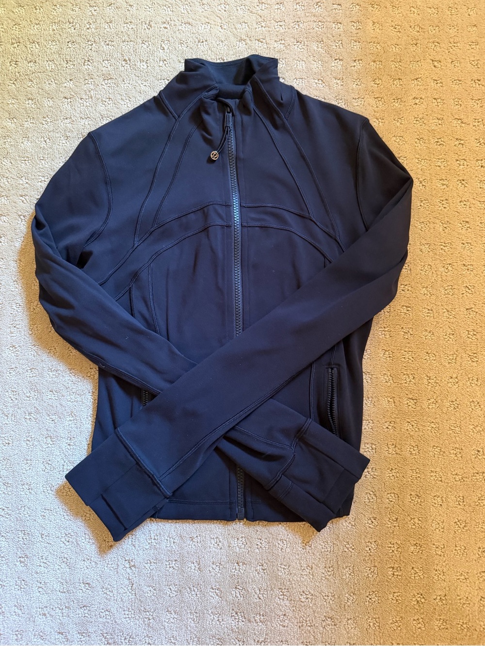 lululemon athletica full zip cropped align jacket - Picture 3 of 5